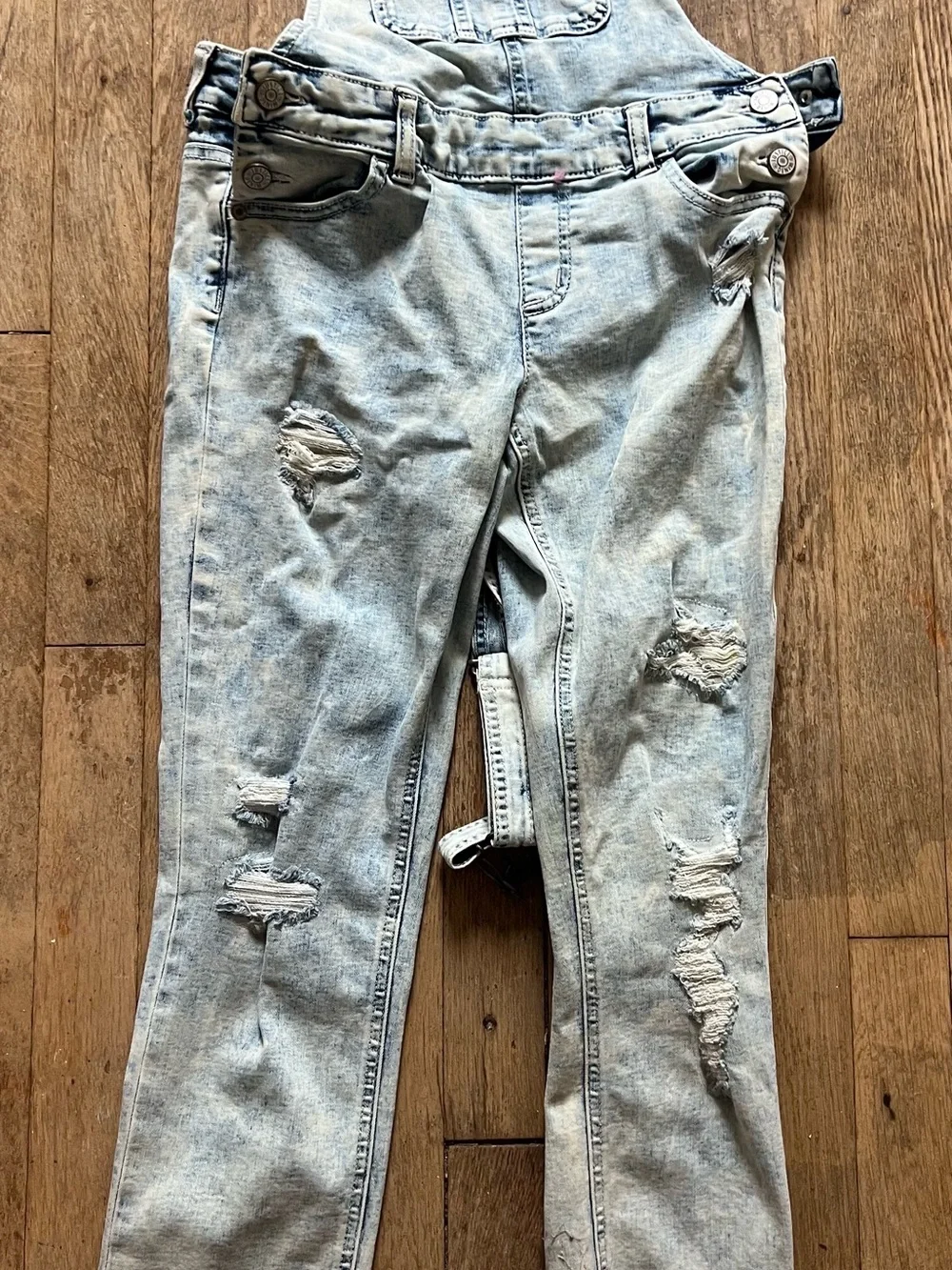 Justice Light Blue Washed Denim Shorts Sz 12